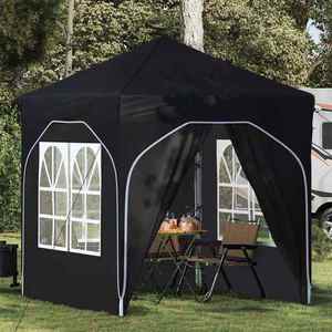 vidaXL Cort de Petrecere Pop-up 192 x 192 x 245 cm Antracit imagine