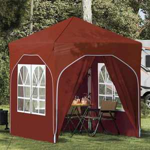 vidaXL Cort de Petrecere Pop-up 192 x 192 x 245 cm Terracota imagine