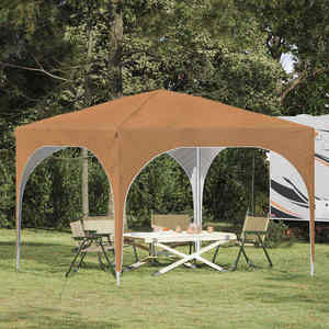 vidaXL Cort de Petrecere Pop-up 290 x 290 x 245 cm Bej imagine