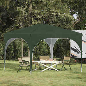 vidaXL Cort de Petrecere Pop-up 290 x 290 x 245 cm Verde imagine
