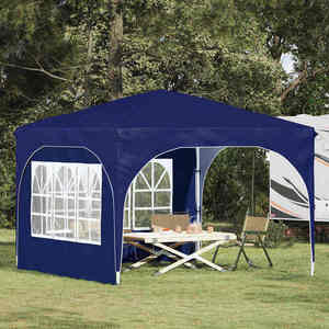vidaXL Cort de Petrecere Pop-up 290 x 290 x 245 cm albastru imagine