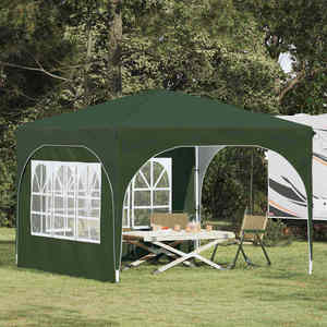 vidaXL Cort de Petrecere Pop-up 290 x 290 x 245 cm Verde imagine