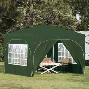 vidaXL Cort de Petrecere Pop-up 290 x 290 x 245 cm Verde imagine