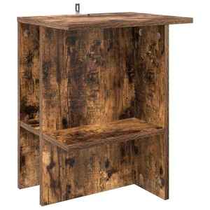 vidaXL Masă de cafea Stejar fumuriu 40 x 30 x 49 cm Lemn prelucrat imagine
