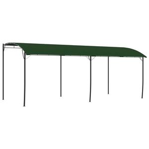 vidaXL Foișor 6 x 3 x 2, 55 m Verde Țesătură și Aluminiu 180 imagine