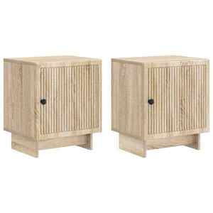 vidaXL Dulap de noapte 2 pcs Stejar Sonoma 43 x 34, 5 x 50 cm imagine