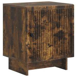vidaXL Dulap de noapte Stejar fumuriu 43 x 34, 5 x 50 cm Lemn prelucrat imagine