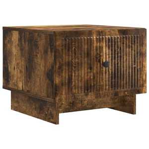 vidaXL Masă de cafea Stejar fumuriu 49 x 50 x 40 cm Lemn prelucrat imagine