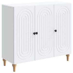 vidaXL Bufet Alb 89 x 34, 5 x 80 cm Lemn prelucrat imagine