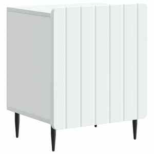 vidaXL Dulap de noapte Alb 43 x 34, 5 x 52 cm Lemn prelucrat imagine