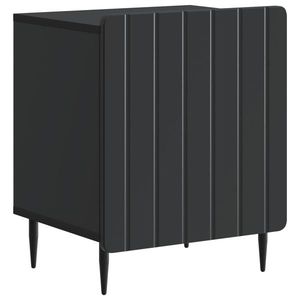 vidaXL Dulap de noapte Negru 43 x 34, 5 x 52 cm Lemn prelucrat imagine