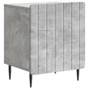 vidaXL Dulap de noapte Gri Beton 43 x 34, 5 x 52 cm Lemn prelucrat imagine