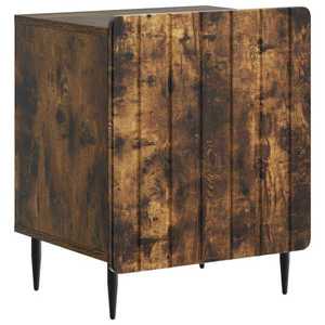 vidaXL Dulap de noapte Stejar fumuriu 43 x 34, 5 x 52 cm Lemn prelucrat imagine