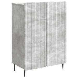 vidaXL Bufet Gri Beton 66 x 34, 5 x 92 cm Lemn prelucrat imagine