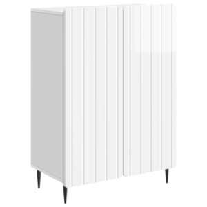 vidaXL Bufet Alb foarte lucios 66 x 34, 5 x 92 cm Lemn prelucrat imagine