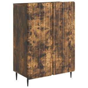 vidaXL Bufet Stejar fumuriu 66 x 34, 5 x 92 cm Lemn prelucrat imagine