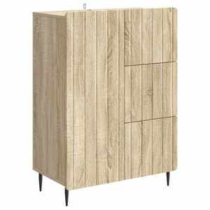 vidaXL Bufet Stejar Sonoma 66 x 34, 5 x 91, 5 cm Lemn prelucrat imagine