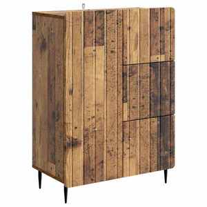 vidaXL Bufet cu sertar Lemn vechi 66 x 34, 5 x 91, 5 cm Lemn prelucrat imagine