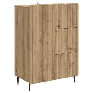 vidaXL Bufet Stejar Artizanal 66 x 34, 5 x 91, 5 cm Lemn prelucrat imagine