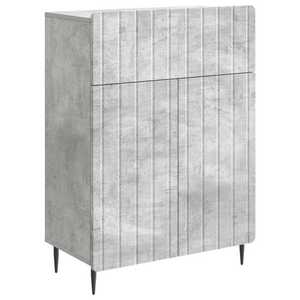 vidaXL Bufet cu sertar Gri Beton 66 x 34, 5 x 92 cm Lemn prelucrat imagine