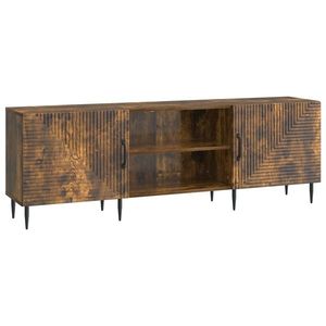 vidaXL Cabinet TV Stejar fumuriu 150 x 31 x 50 cm Lemn prelucrat imagine