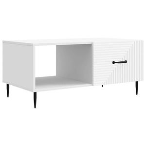 vidaXL Masă de cafea Alb 90 x 50 x 40 cm Lemn prelucrat imagine