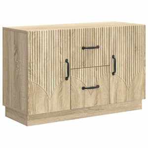 vidaXL Bufet cu sertar Stejar Sonoma 89 x 34, 5 x 57 cm Lemn prelucrat imagine
