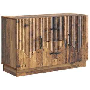 vidaXL Bufet cu sertar Lemn vechi 89 x 34, 5 x 57 cm Lemn prelucrat imagine