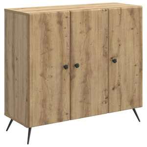 vidaXL Bufet Stejar Artizanal 89 x 34, 5 x 80 cm Lemn prelucrat imagine