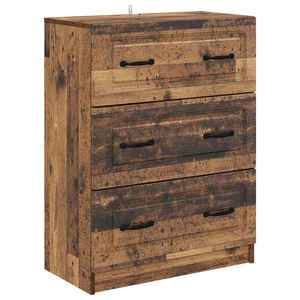 vidaXL Dulap cu sertare Lemn vechi 66 x 34, 5 x 87 cm Lemn prelucrat imagine