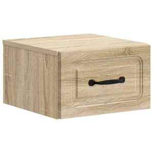 vidaXL Dulap de noapte suspendat Stejar Sonoma 34, 5 x 33 x 20 cm imagine