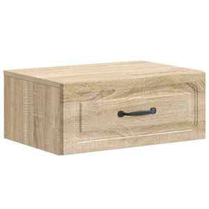 vidaXL Dulap de noapte suspendat Stejar Sonoma 49 x 34, 5 x 20 cm imagine