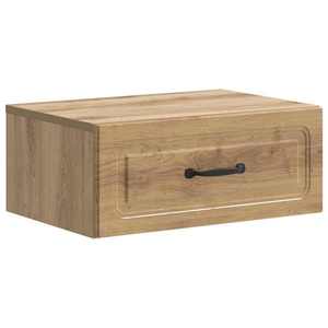 vidaXL Dulap de noapte suspendat Stejar Artizanal 49 x 34, 5 x 20 cm imagine