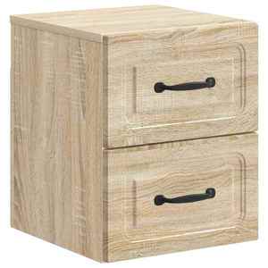vidaXL Dulap de noapte suspendat Stejar Sonoma 34, 5 x 33 x 40 cm imagine