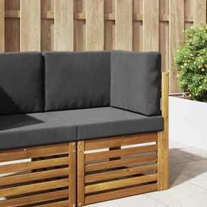vidaXL Perna pentru canapea de exterior 3 pcs Antracit Poliester imagine