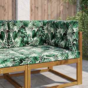 vidaXL Perna pentru canapea de exterior 3 pcs Model cu frunze imagine