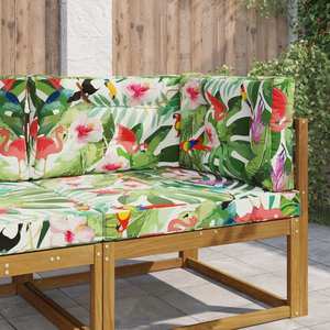 vidaXL Perna pentru canapea de exterior 3 pcs colorat Poliester imagine