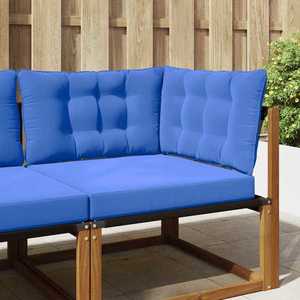 vidaXL Perna pentru canapea de exterior 3 pcs Turcoaz Poliester imagine