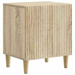 vidaXL Dulap de noapte Stejar Sonoma 43 x 34, 5 x 50 cm Lemn prelucrat imagine
