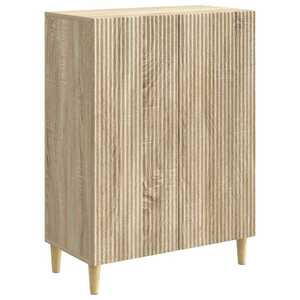 vidaXL Bufet Stejar Sonoma 66 x 34, 5 x 90 cm Lemn prelucrat imagine