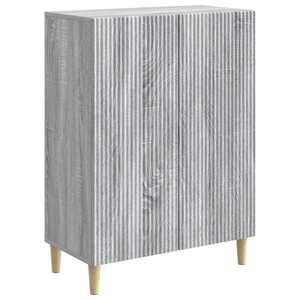 vidaXL Bufet Sonoma gri 66 x 34, 5 x 90 cm Lemn prelucrat imagine