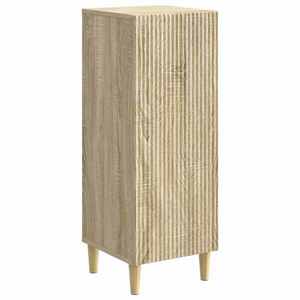 vidaXL Bufet Stejar Sonoma 33 x 34, 5 x 90 cm Lemn prelucrat imagine