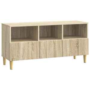 vidaXL Cabinet TV Stejar Sonoma 102 x 34, 5 x 50 cm Lemn prelucrat imagine