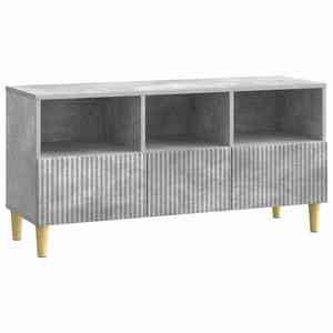 vidaXL Cabinet TV Gri Beton 102 x 34, 5 x 50 cm Lemn prelucrat imagine