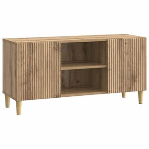 vidaXL Cabinet TV Stejar Artizanal 102 x 34, 5 x 50 cm Lemn prelucrat imagine