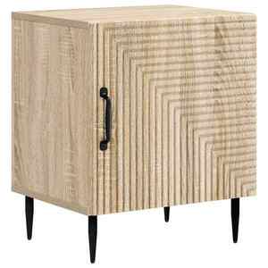 vidaXL Dulap de noapte Stejar Sonoma 43 x 34, 5 x 50 cm Lemn prelucrat imagine