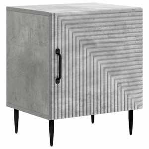 vidaXL Dulap de noapte Gri Beton 43 x 34, 5 x 50 cm Lemn prelucrat imagine