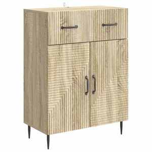 vidaXL Bufet Stejar Sonoma 66 x 34, 5 x 89, 5 cm Lemn prelucrat imagine