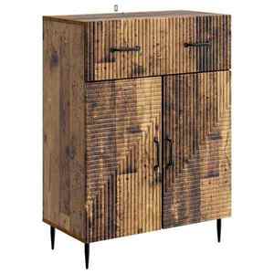 vidaXL Bufet cu sertar Lemn vechi 66 x 34, 5 x 89, 5 cm Lemn prelucrat imagine