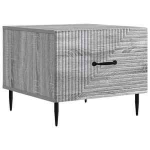 vidaXL Masă de cafea Sonoma gri 49 x 50 x 40 cm Lemn prelucrat imagine